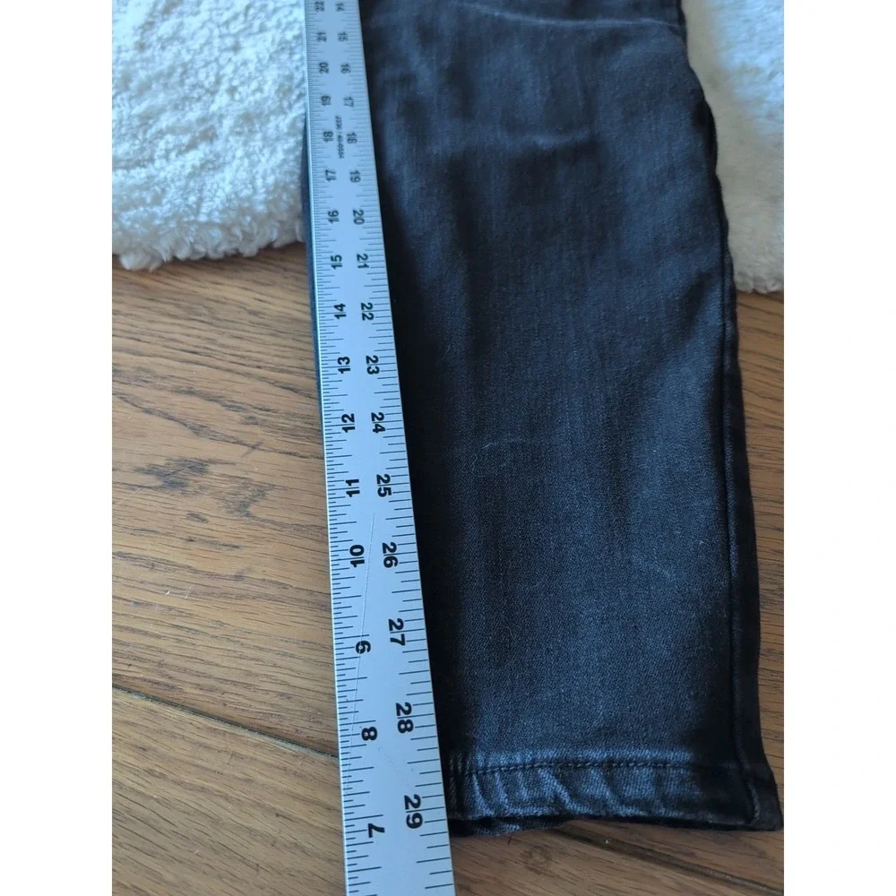 18W Maurices M Jeans Mid Rise Womens  Black Jean Skinny High Rise Stretch 29 Lng - Picture 6 of 9